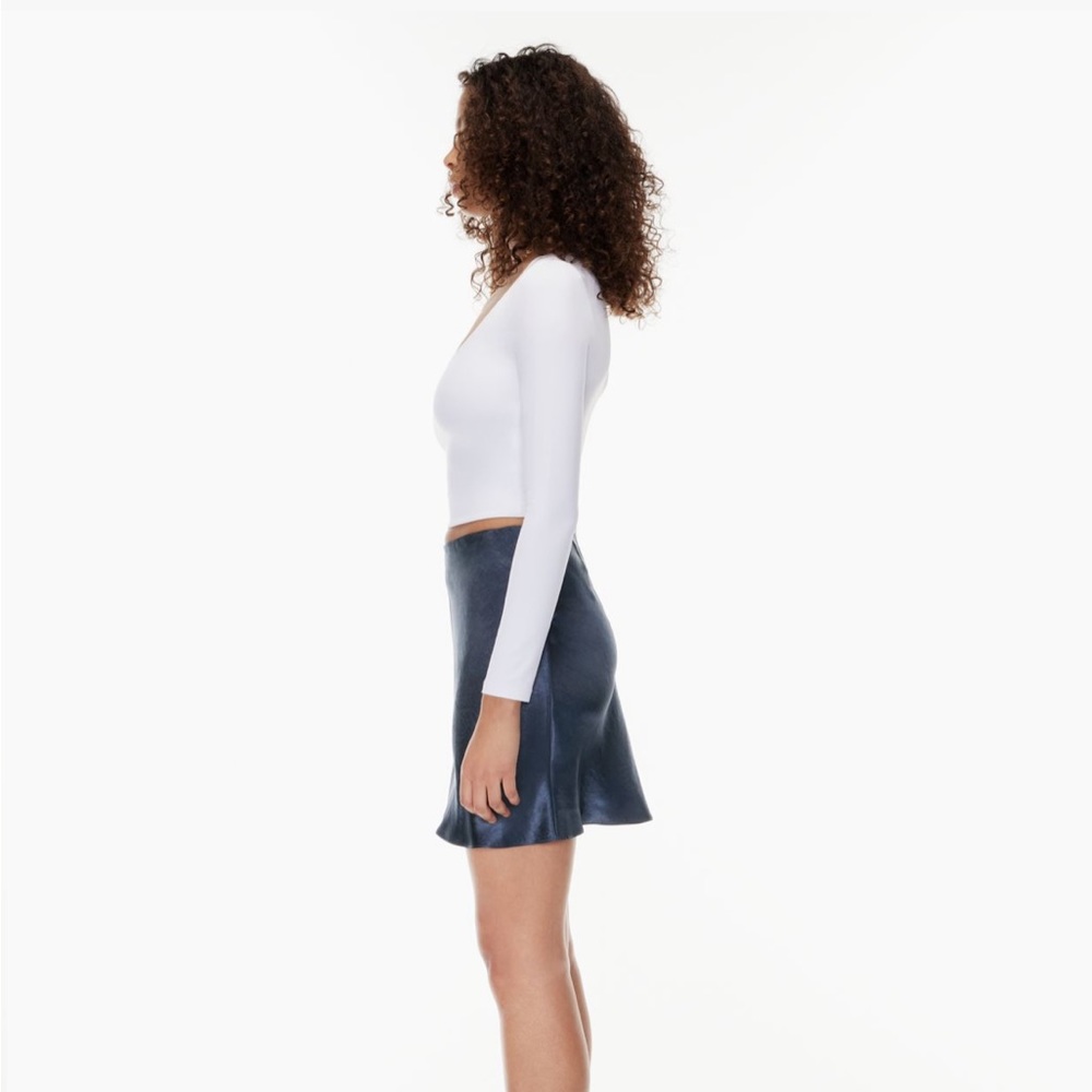 Babaton Silk Mini Skirt - Picture 4 of 5